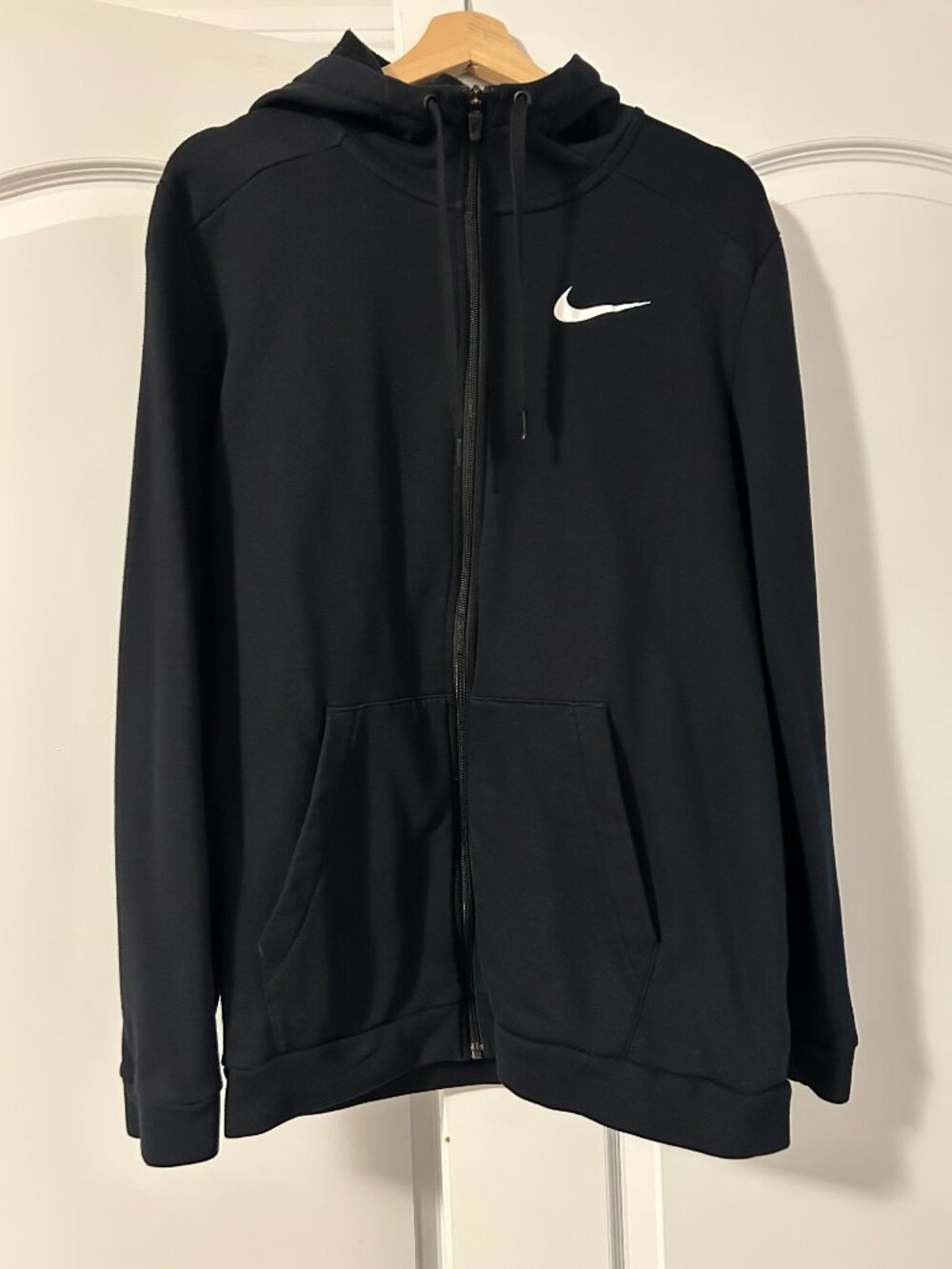 Nike Men's Dri-FIT Full-Zip Hoodie & Sweatpants Tracksuit Set - Black - Size XL
